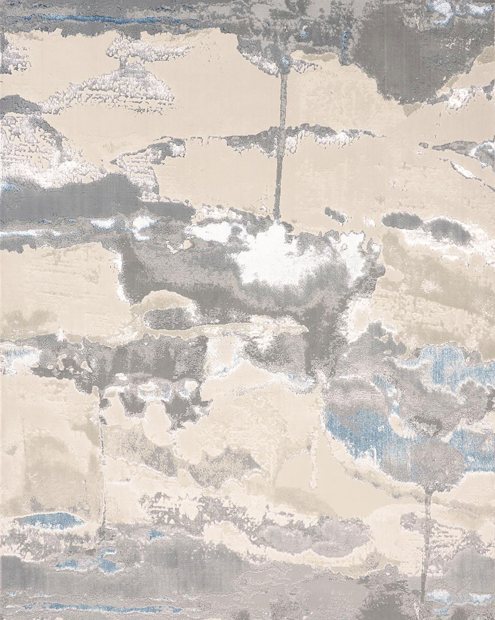 Feizy Azure 3525F Ivory/Gray/Blue Area Rug | Carpet Exchange