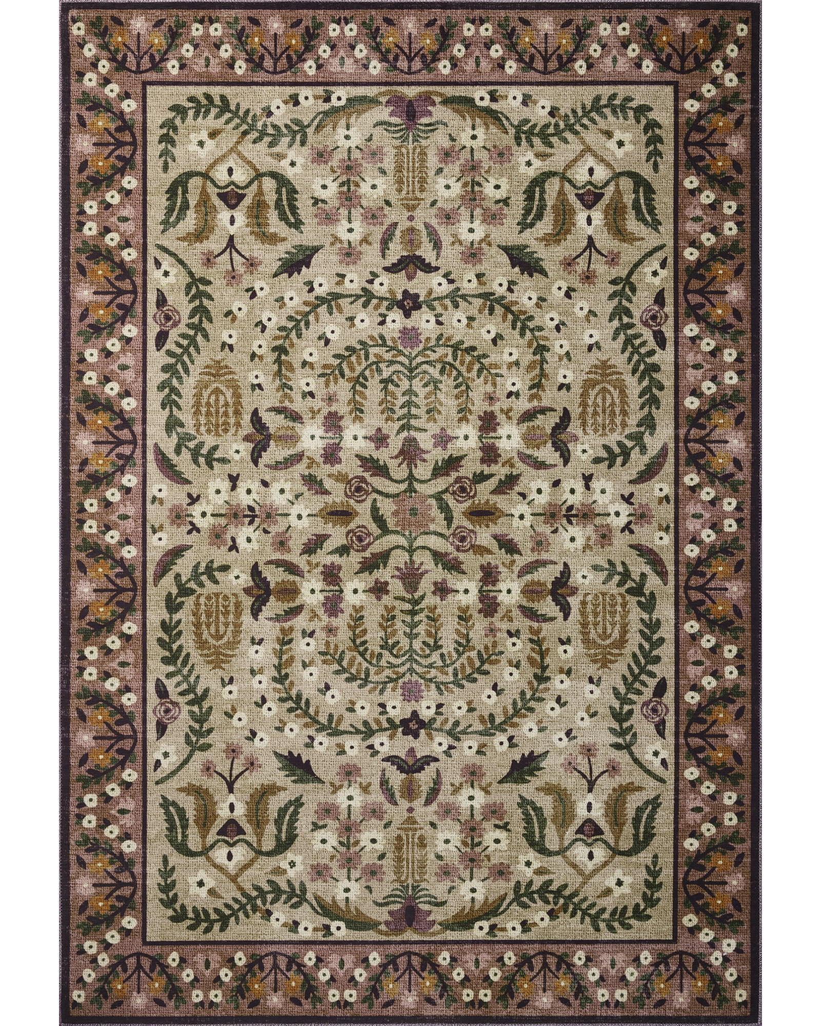 Loloi Canopy CNP-03 Aubergine 2x3 Area Rug | Carpet Exchange