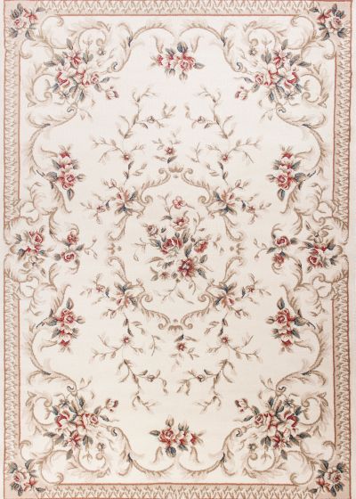 Avalon 5606 Ivory Aubusson Area Rug