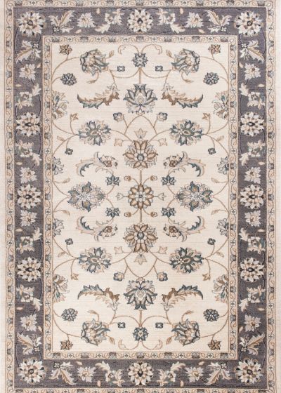 Avalon 5612 Ivory/Grey Mahal Area Rug