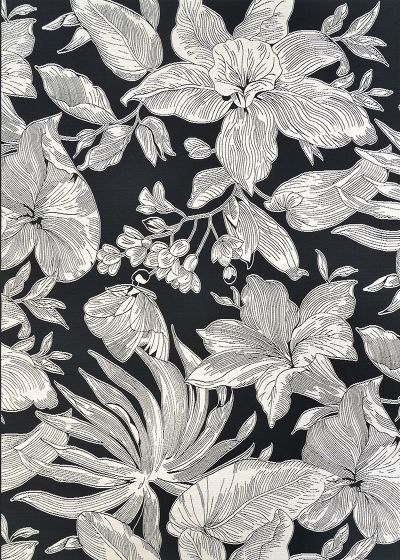 Dolce Flora Nero Area Rug