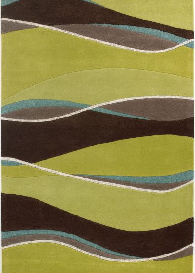 Eternity 1084 Lime/Mocha Landscapes Area Rug