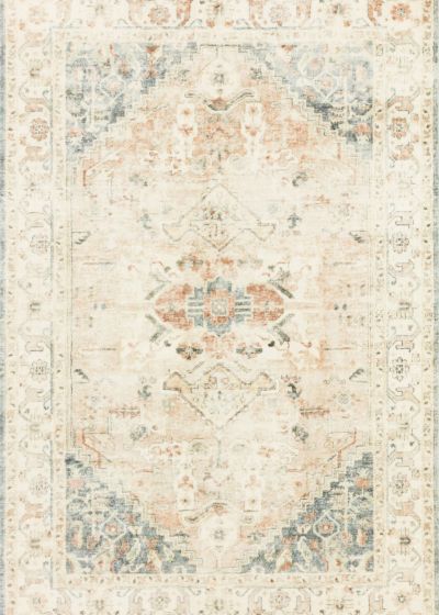 Rosette ROS-06 Clay/Ivory Area Rug