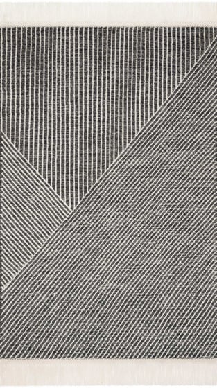 Newton NET-01 Charcoal/Ivory Area Rug