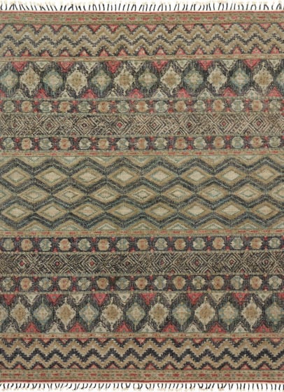 Owen OW-03 Indigo/Sage Area Rug