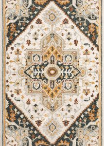 Alfresco 28407 Ivory/Charcoal Area Rug