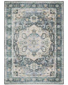 Charleston cha01 Blue/Ivory Area Rug
