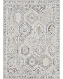 Hamadan Balearic Silver-Multi Area Rug