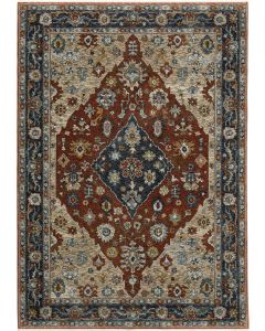 Aberdeen 1143h Red/Blue Area Rug