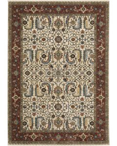 Aberdeen 144d1 Ivory/Red Area Rug