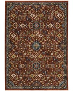 Aberdeen 6r Red/Multi Area Rug