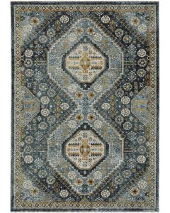 Aberdeen 7150b Blue/Gold Area Rug