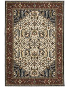 Aberdeen 752w Ivory/Red Area Rug