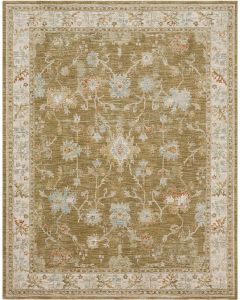 Adalia Iznik Brown Area Rug