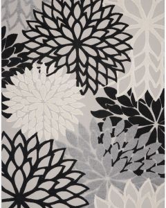 Aloha ALH05 Black White Area Rug