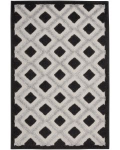Aloha ALH26 Black White Area Rug