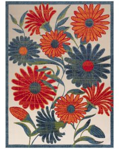 Aloha ALH33 Ivory Multicolor Area Rug