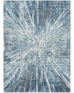 Ambiance AMI01 Blue Silver Area Rug