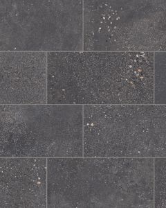 Area 51 Black Matte Glazed Porcelain 12"x24" Pressed Field Tile