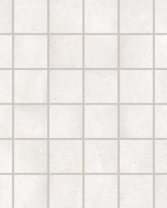 Area 51 White Matte Glazed Porcelain 2"x2" Mosaic Tile