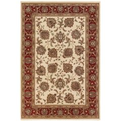 Ariana 117j Ivory/Red Area Rug