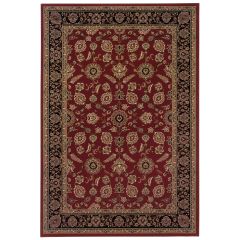 Ariana 271c Red/Black Area Rug