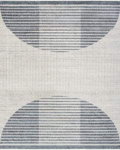Astra Machine Washable ASW03 Ivory Blue Rug