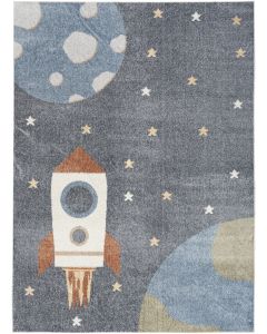 Astra Machine Washable ASW06 Sky Blue Rug