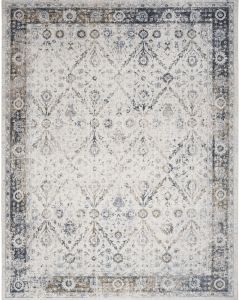 Astra Machine Washable ASW16 Ivory Blue Rug