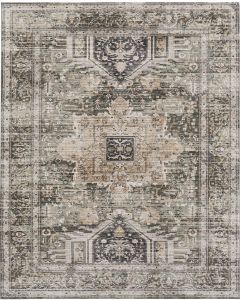 Augustine 39TVF Green/Black/Tan Area Rug