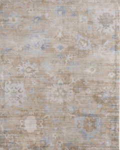 Augustine 39TXF Tan/Blue/Ivory Area Rug