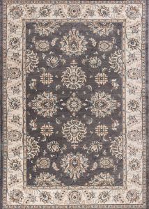 Avalon 5608 Grey/Ivory Kashan Area Rug