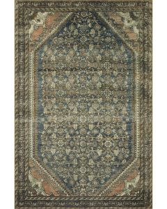 Banks BAN-02 Denim/Clay Area Rug