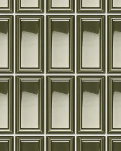 Baroque Olive Glossy Ceramic Tile