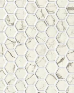 Bellevue Glass Statuario Glass Tile