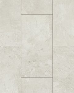 Korlok Select Bianco Breccia Marble 37"x18" Luxury Vinyl