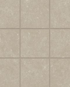 Bluerun Historic Greige Matte Glazed Porcelain 4"x4" Mosaic Tile