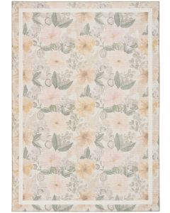 Botanical Washables BOT01 Beige Multicolor Area Rug