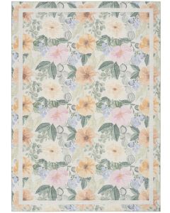 Botanical Washables BOT01 Ivory Multicolor Area Rug