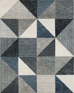 Drew & Jonathan Bowen Oblique Blue Area Rug