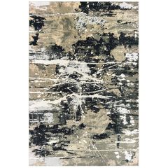 Bowen 109e Black/Gold Area Rug
