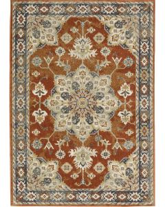 Branson br04a Rust/Beige Area Rug