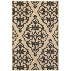 Cayman 1b Sand/Charcoal Area Rug