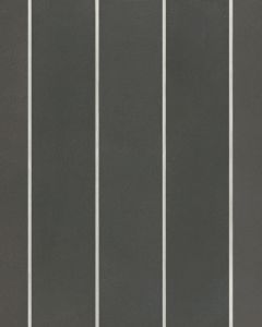 Celine Black Matte Glazed Porcelain 2.5"x12" Field Tile