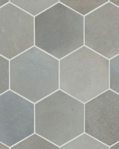 Celine Blue Matte Glazed Porcelain 4.5"x4" Hexagon Field Tile