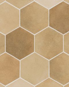 Celine Cotto Matte Glazed Porcelain 4.5"x4" Hexagon Field Tile