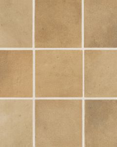 Celine Cotto Matte Glazed Porcelain 4"x4" Square Field Tile