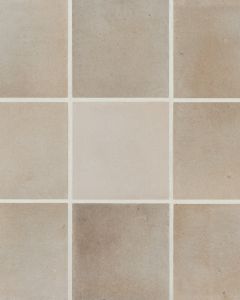 Celine Taupe Matte Glazed Porcelain 4"x4" Square Field Tile