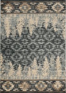 Chester 5636 Slate Blue Pines Area Rug