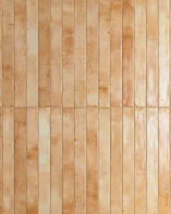 Chroma Beige Glossy Glazed Porcelain 2"x18" Field Tile